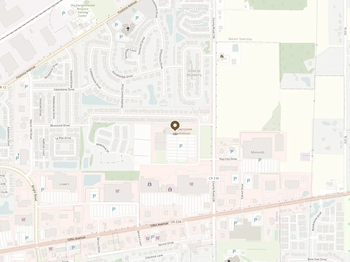 Map to Lights Out Fitness Studio — 7430 Timberstone Dr Findlay, OH 45840